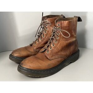 Dr. Martens Doc's Boots 1460 Pascal Brown Leather US Size Mens 12 Distressed